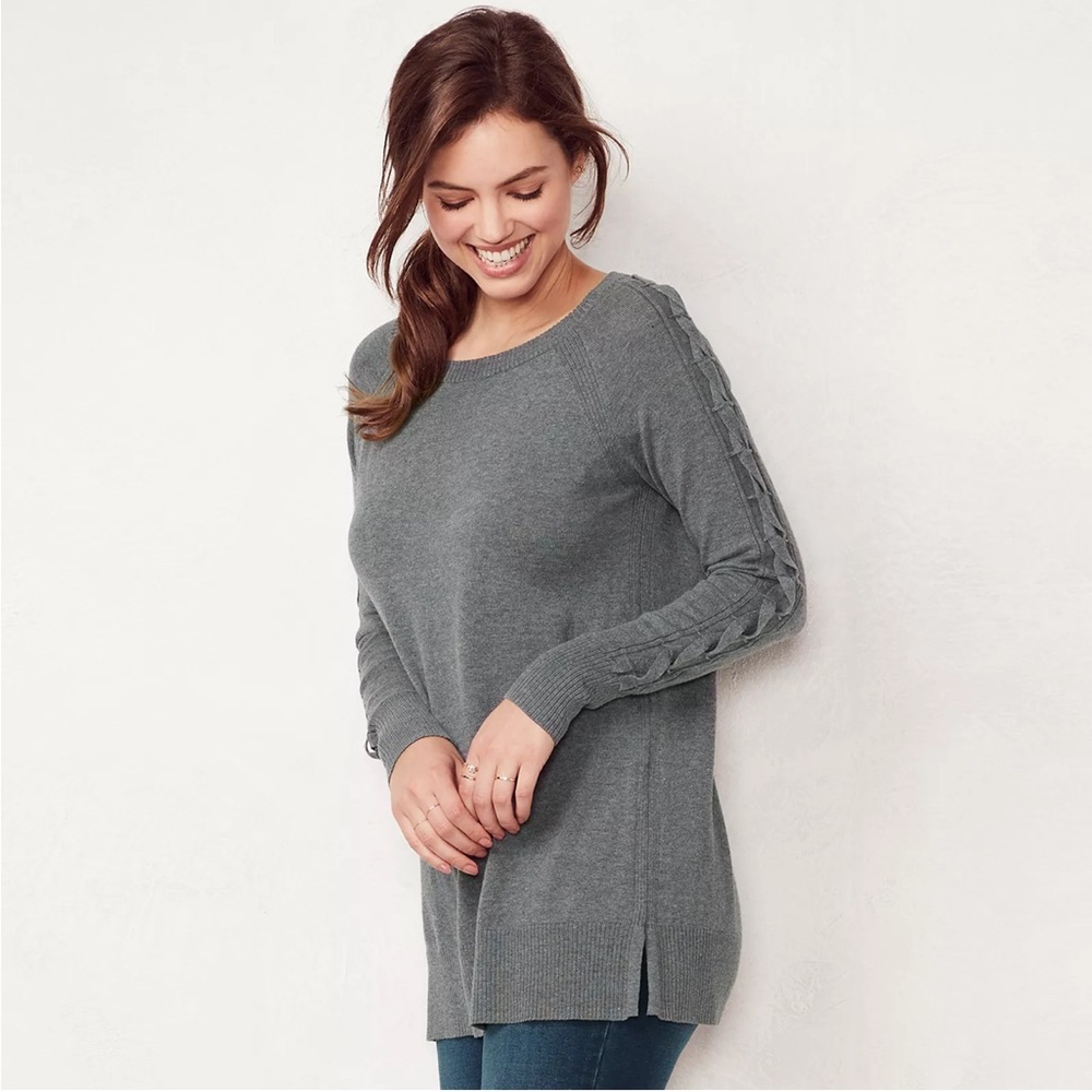 Lauren Conrad grey sweater size XXL